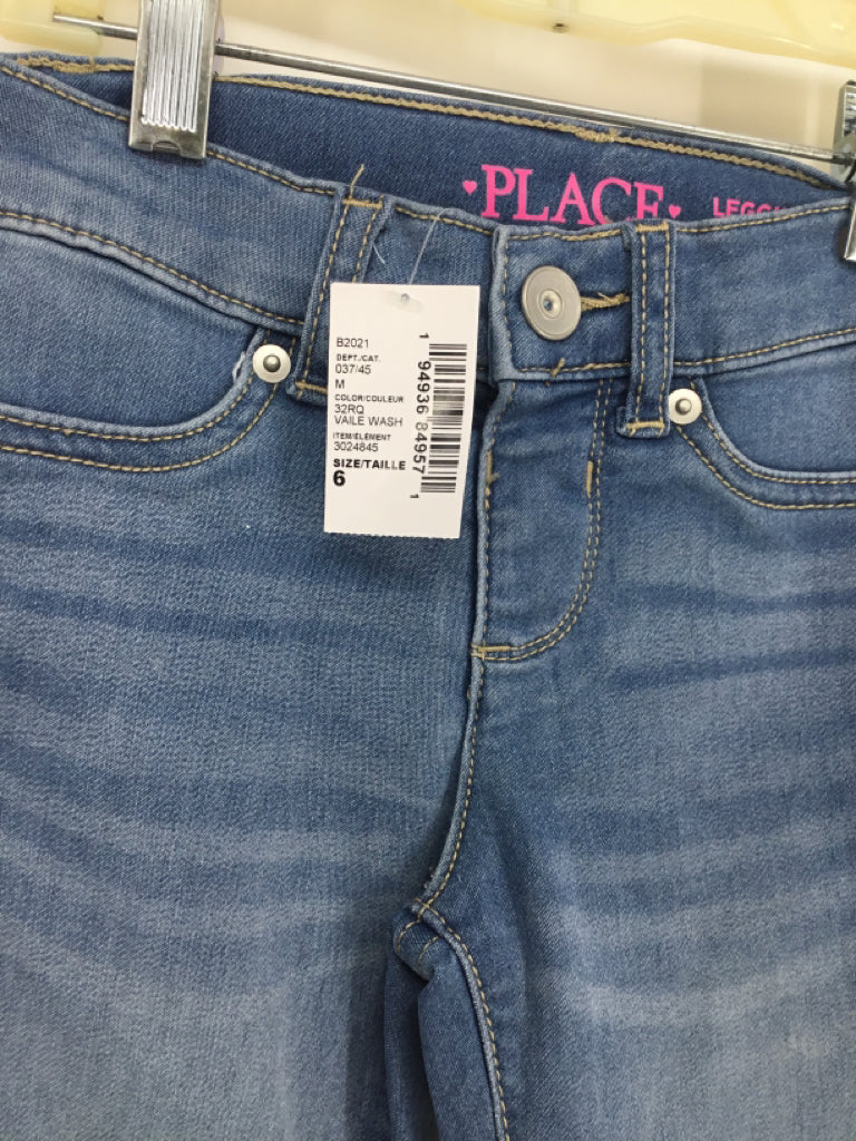 Childrens Place Child Size 6 Blue Jeans - girls