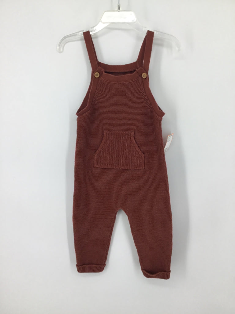 Little Planet Child Size 12 Months Brown Solid Outfit - boys