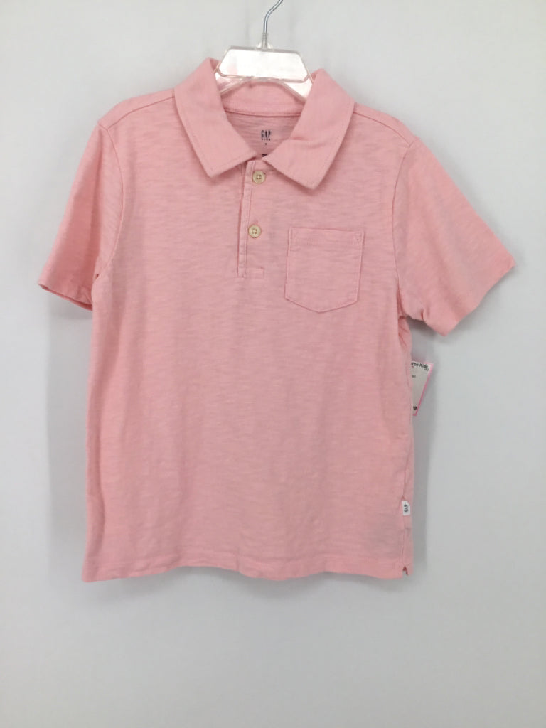 Gap Kids Child Size 6 Pink Solid Shirt - boys