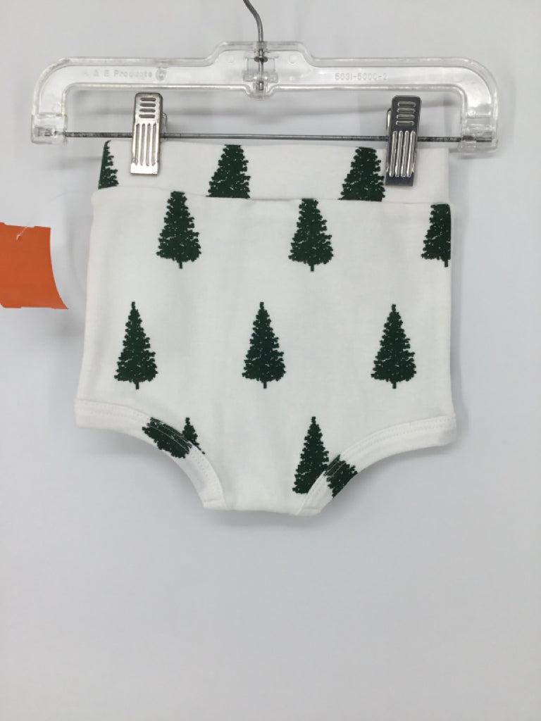 Kate Quinn Organics Child Size 6-12 Months Green Bloomers - girls