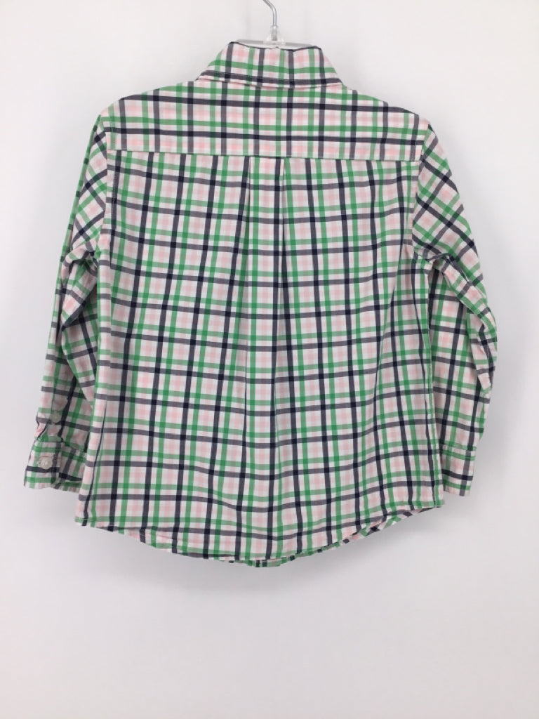 Janie and Jack Child Size 3 Multi-Color Checkered Shirt - boys