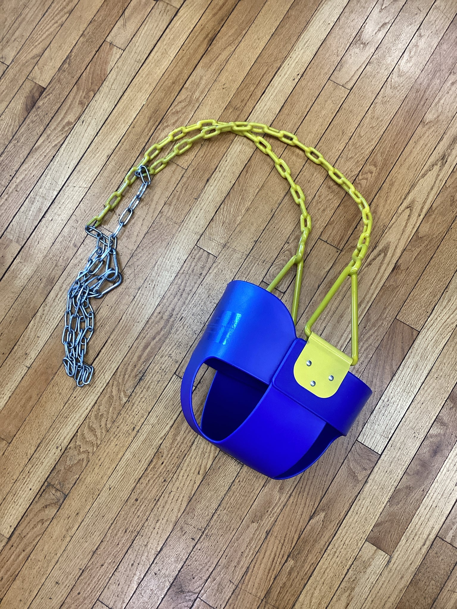 Deluxe High Back Full Bucket Swing for Toddlers with pinch protection