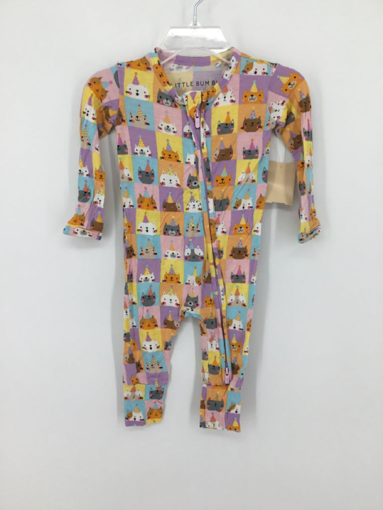 Little Bum Bums Child Size 3-6 Months Multi-Color Pajamas - girls