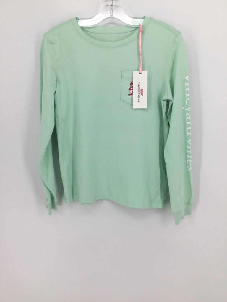 vineyard vines Child Size 7 Green T-shirt - girls