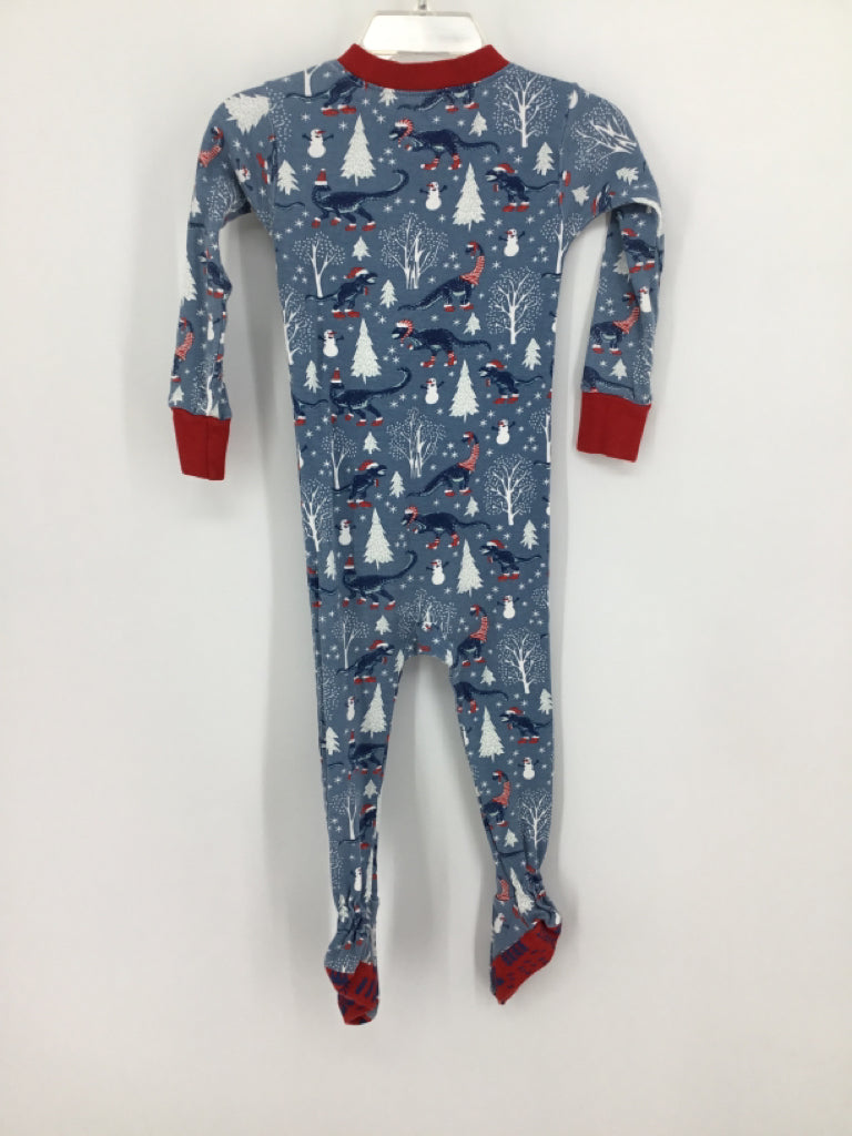 Honest Baby Clothing Child Size 18 Months Blue Christmas Sleeper