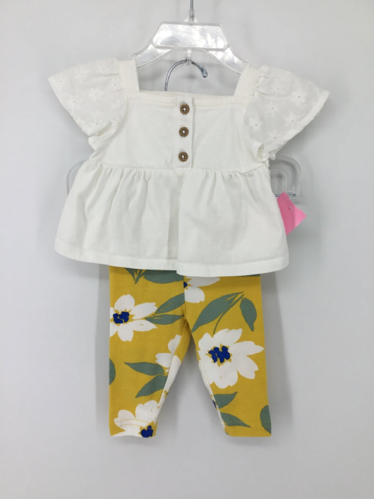 Carter's Child Size 3 Months White Outfit - girls
