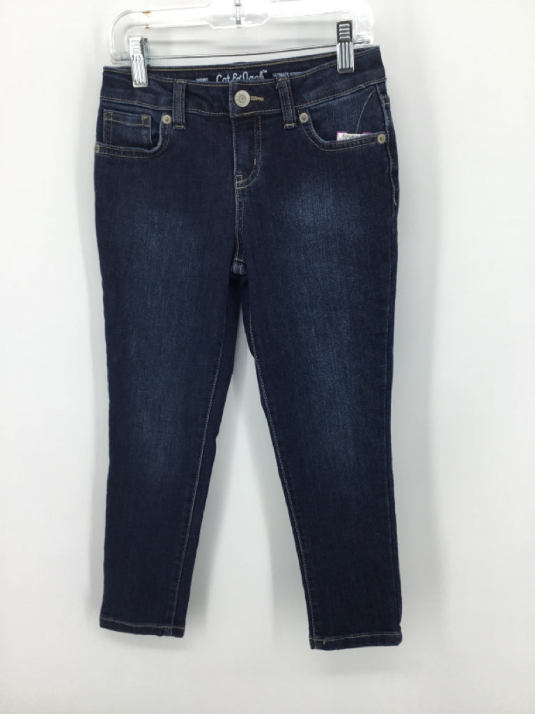 Cat & Jack Child Size 7 Blue Jeans - girls