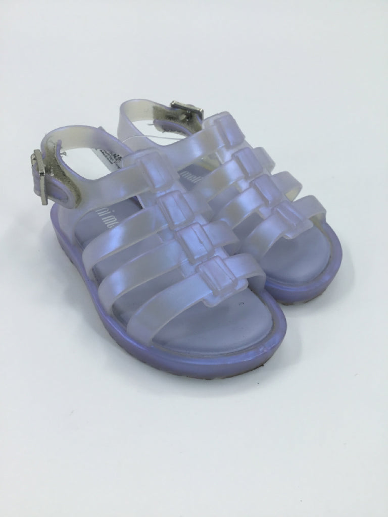 Mini Melissa Child Size 6 Toddler Blue Sandals/Flip Flops