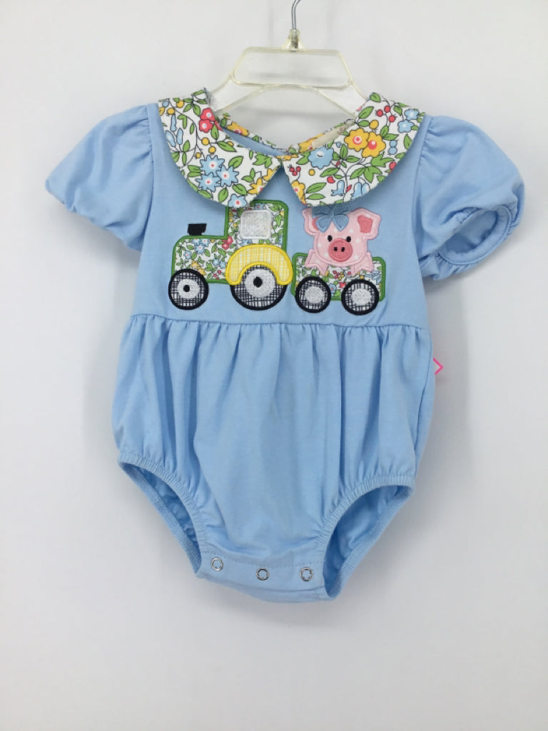 Marie Nicole Child Size 3-6 Months Blue Outfit - girls