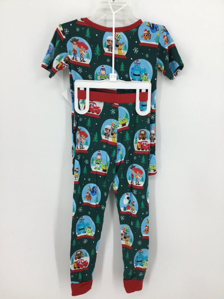 Little Sleepies + Disney Child Size 3 Green Christmas Pajamas