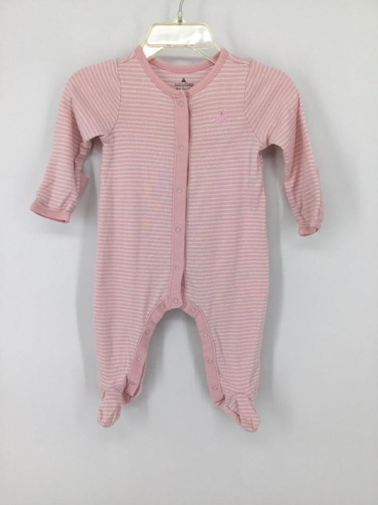 Baby Gap Child Size 0-3 Months Pink Sleepers