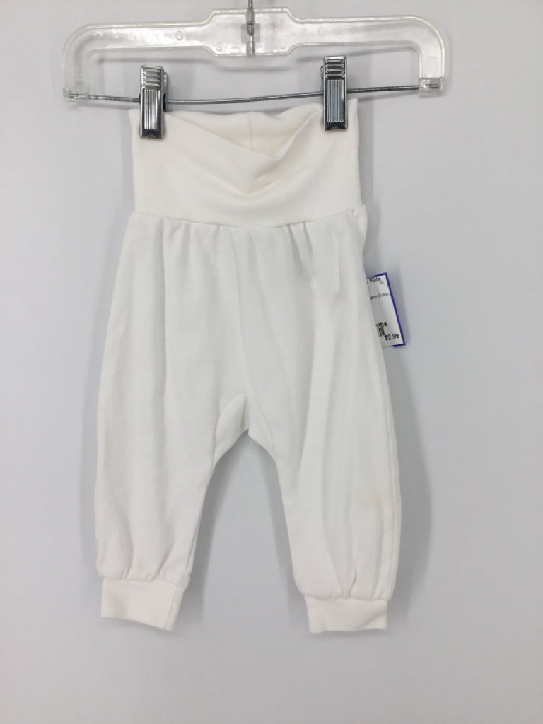 H & M Child Size 9 Months White Solid Pants - boys