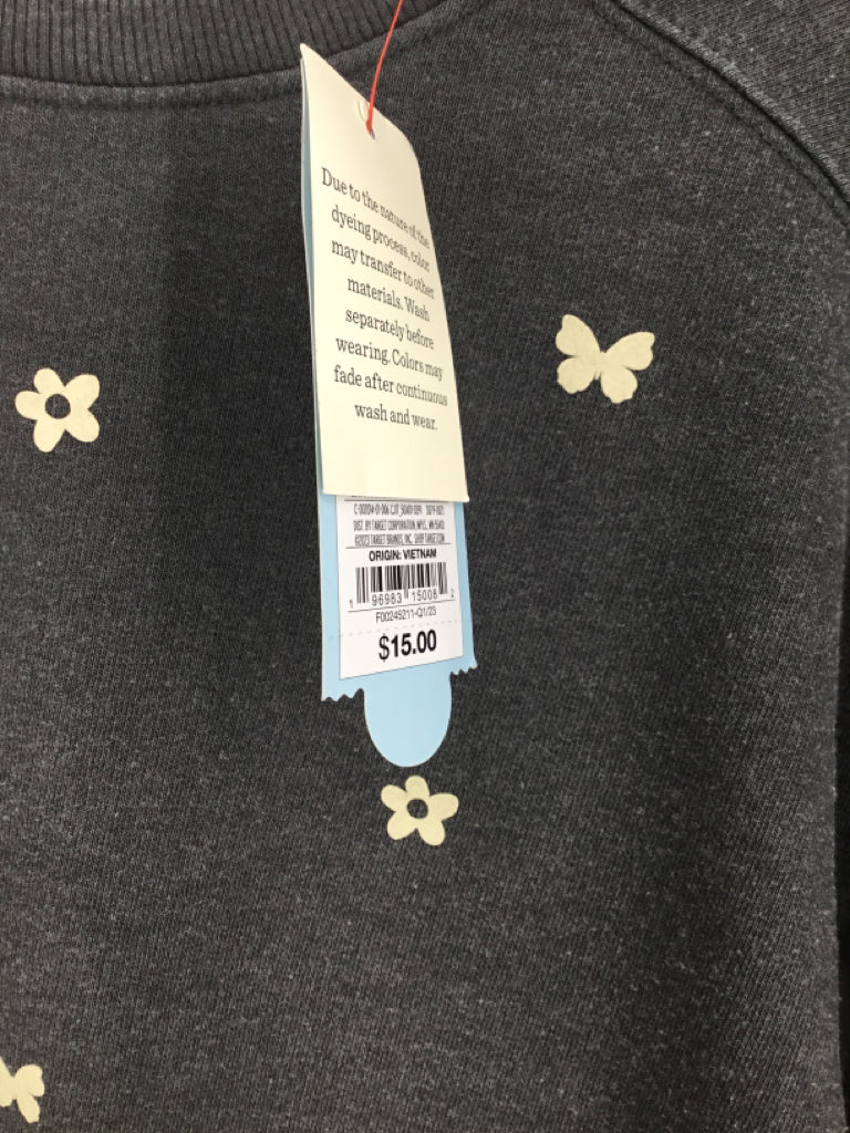 Cat & Jack Child Size 8 Gray Sweatshirt - girls