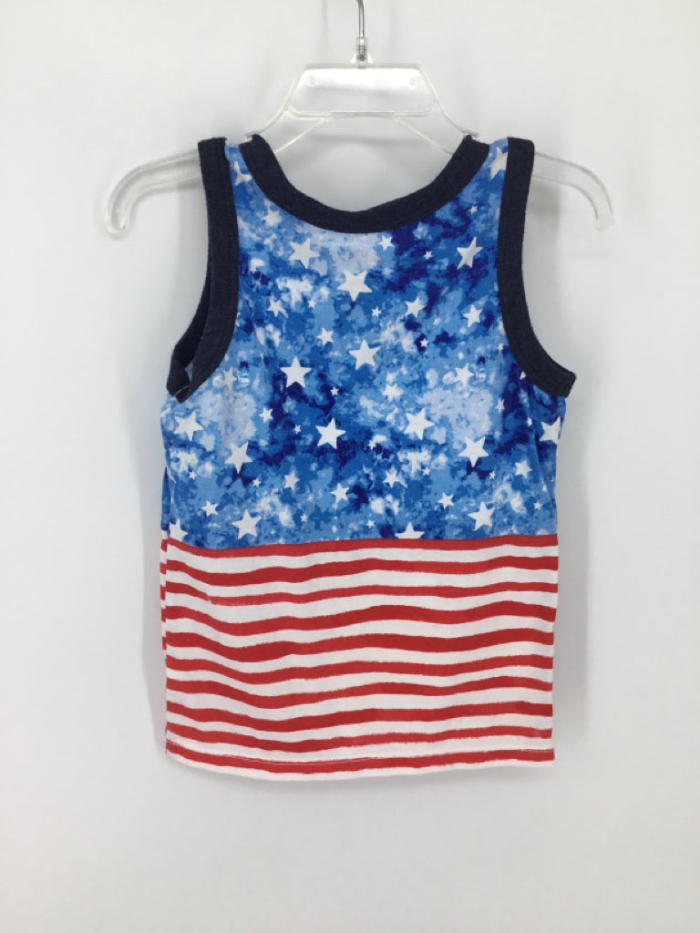 Cat & Dogma Child Size 2 Blue Stars & Stripes
