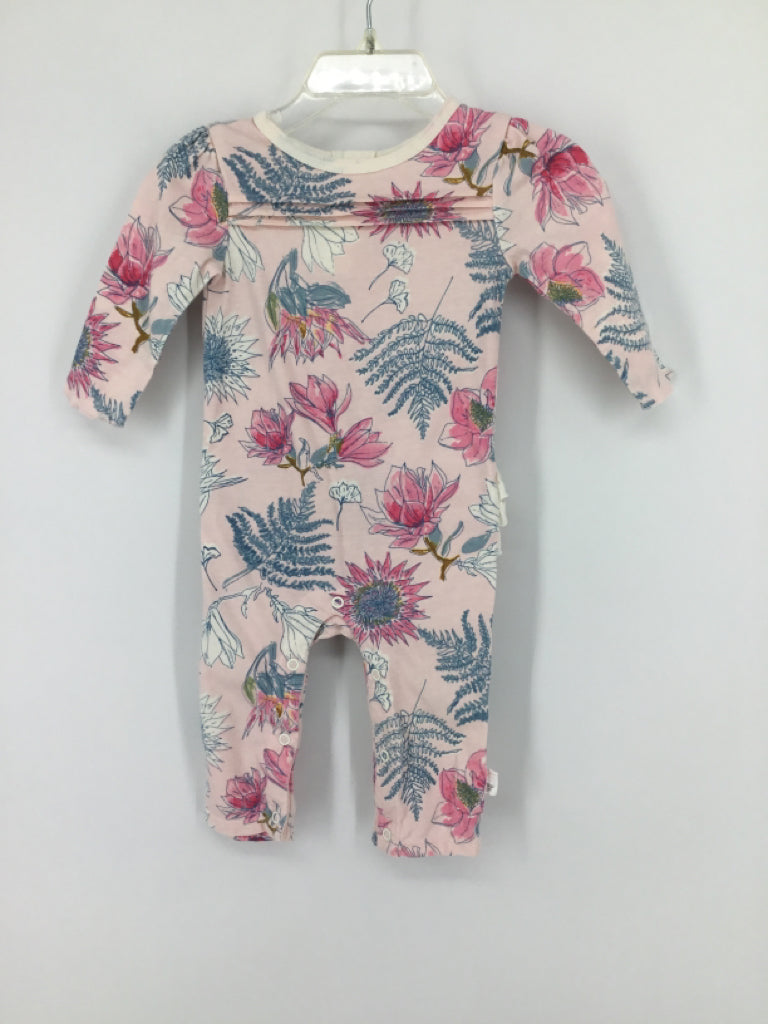 Burt's Bees Baby Child Size 0-3 Months Pink Outfit - girls