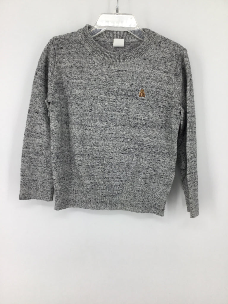 Baby Gap Child Size 4 Gray Marbled Sweater - boys