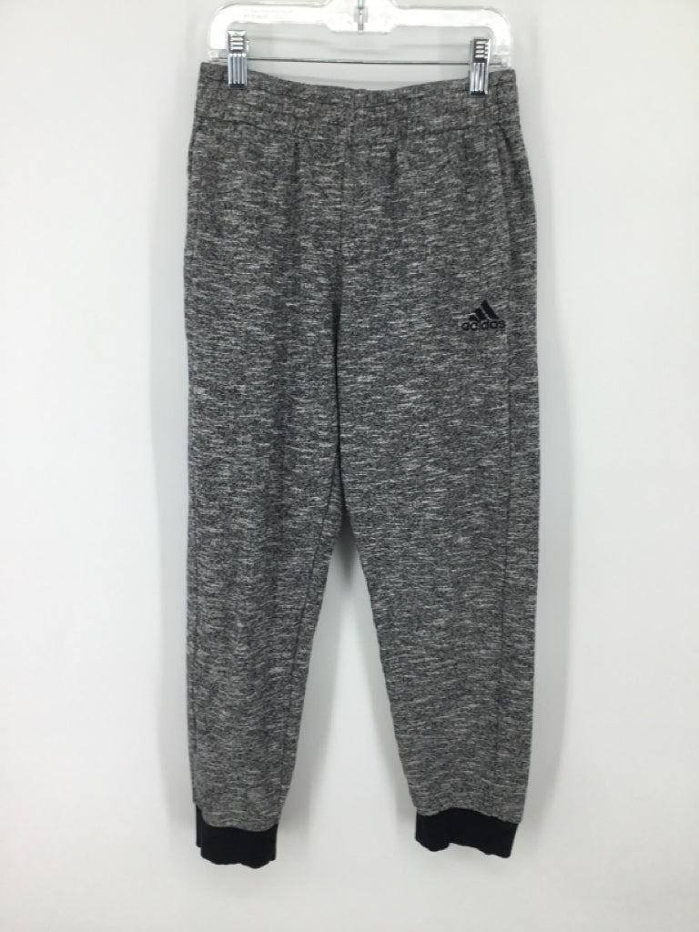Adidas Child Size 10 Gray Marbled Sweatpants - boys