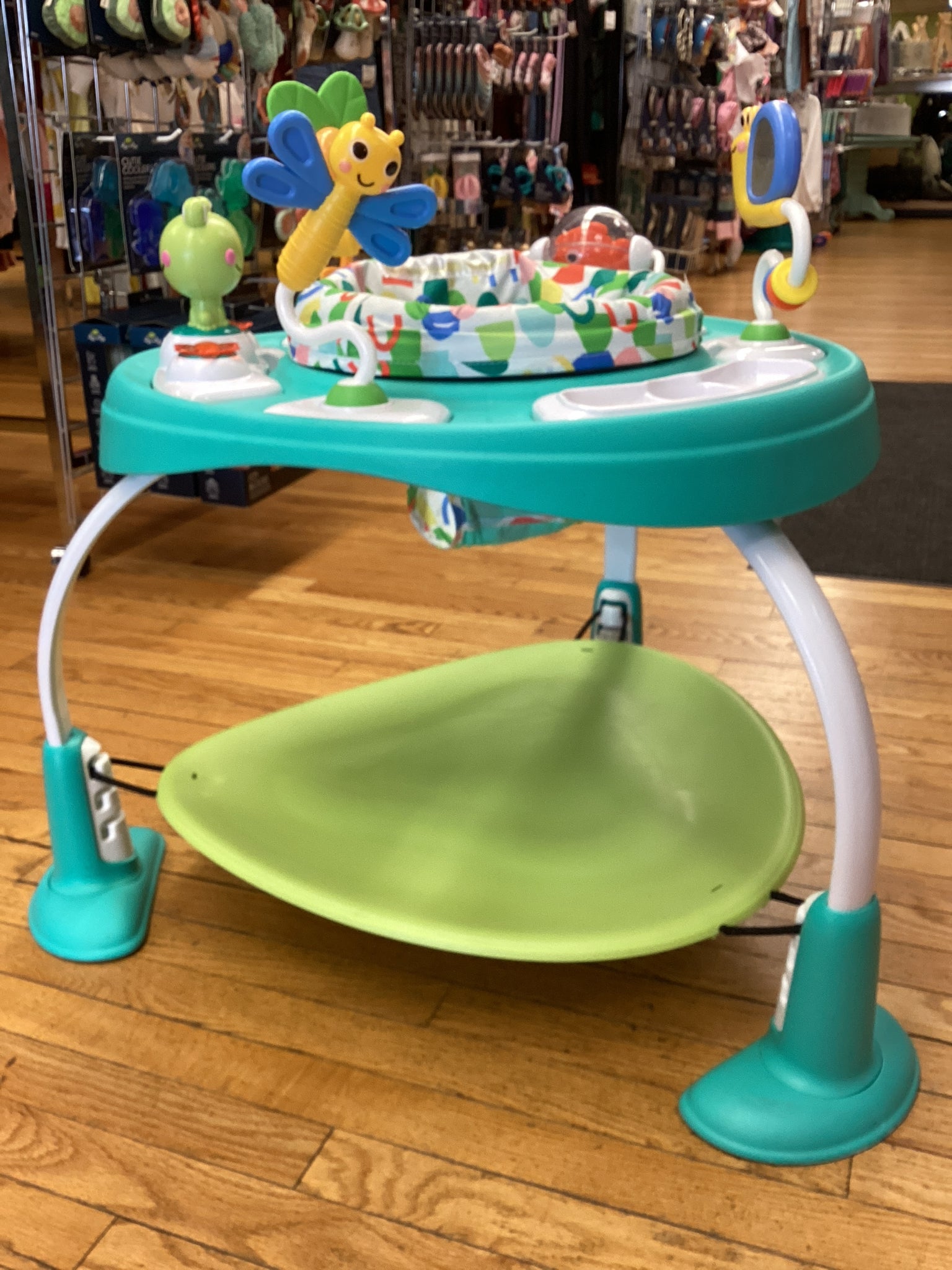Bright Starts Bounce Bounce Baby 2-in-1 Activity Center Jumper & Table - Playful