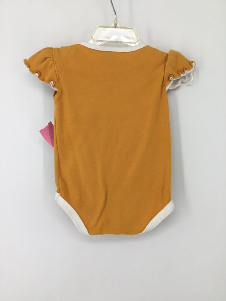 Adidas Child Size 3-6 Months Yellow Onesie