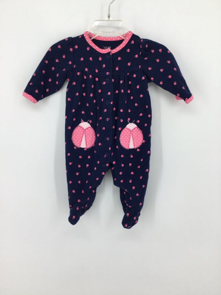 Just One You Made by Carters Child Size 3 Months Blue Sleepers