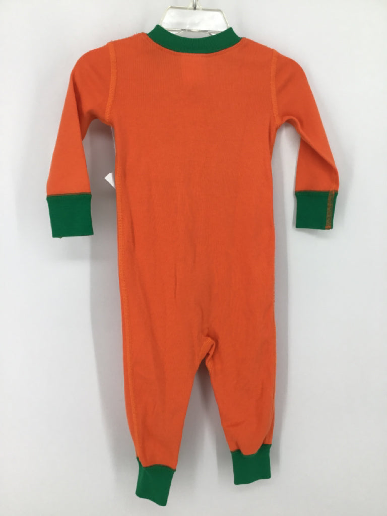 Hanna Andersson Child Size 12-18 Months Orange Halloween Pajamas