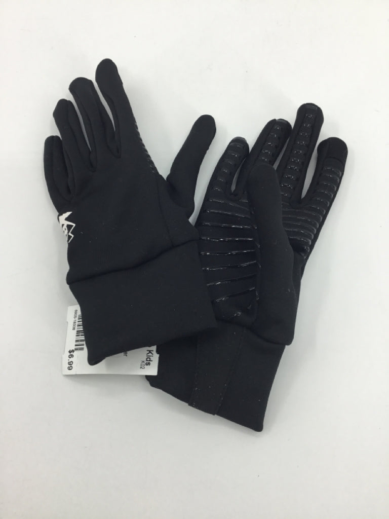 REI Child Size L Black Solid Gloves - boys