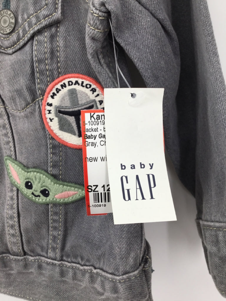 Baby Gap + Star Wars Child Size 12-18 Months Gray Character Jacket - boys
