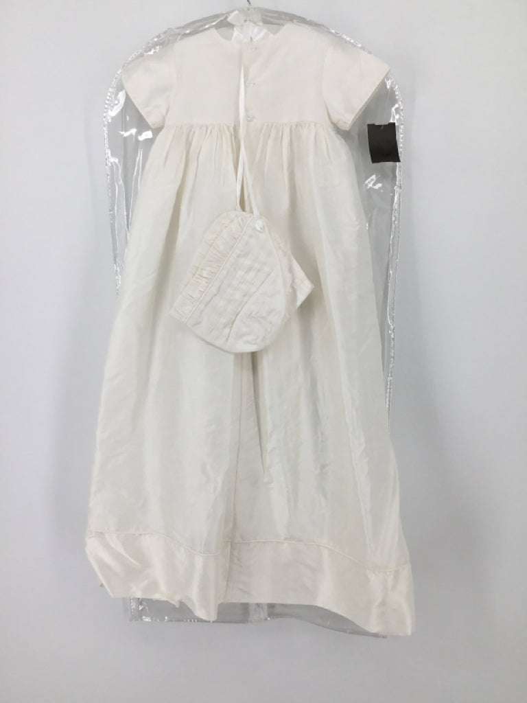 Little Things Mean a Lot Child Size 12 Months White Solid Outfit - boys