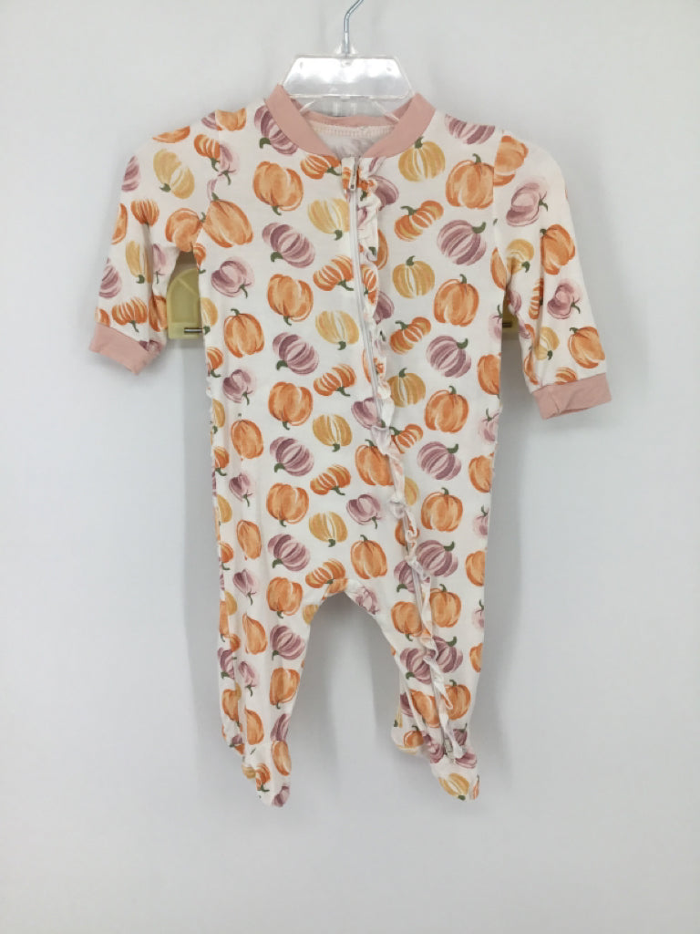 Milkberry Child Size 0-3 Months Pink Halloween Sleeper & Headband