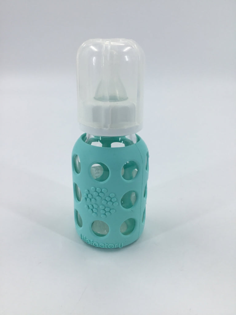 Life Factory Life Factory 4oz Glass Baby Bottle