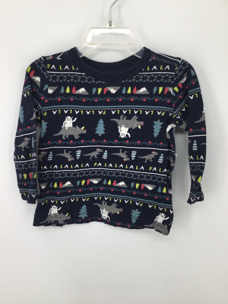 Old Navy Child Size 18-24 Months Navy Christmas T-Shirt