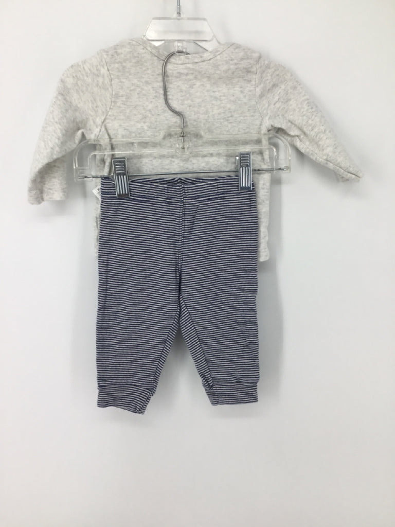 Carter's Child Size 6 Months Gray Thanksgiving Outfit