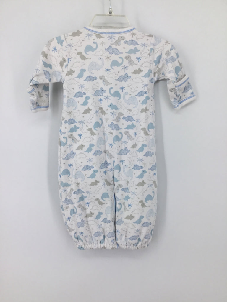 Kissy Kissy Child Size 0-3 Months Blue Sleepers