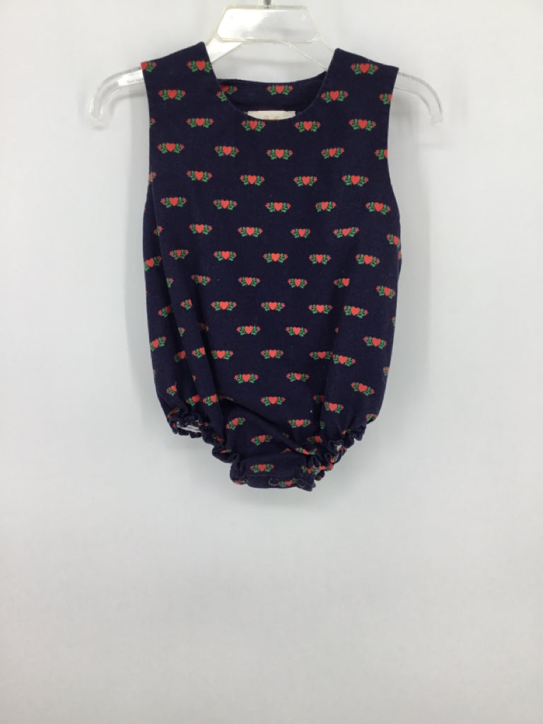The Beaufort Bonnet Co Child Size 6-12 Months Blue Outfit - girls