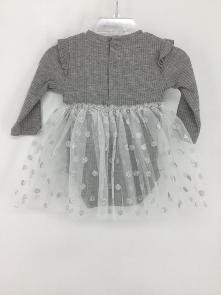 Mayoral Child Size 6 Months Gray Dress - girls