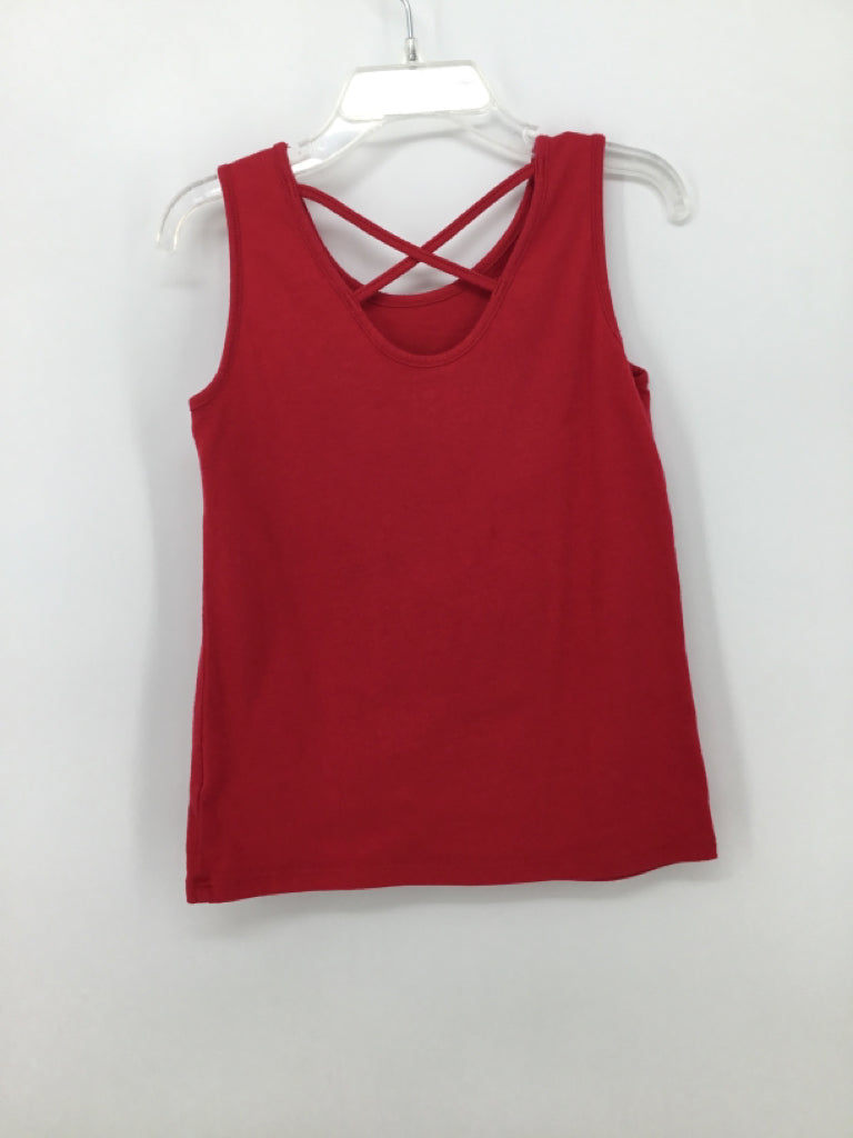 Childrens Place Child Size 5 Red Stars & Stripes Tank Top