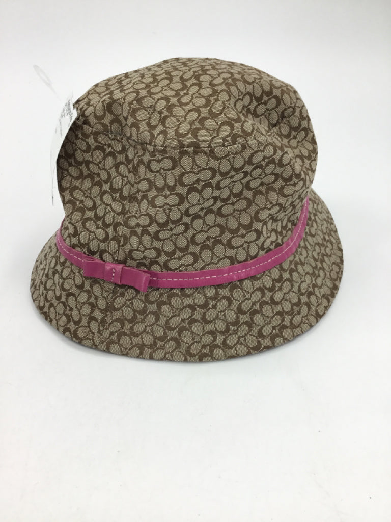 Coach Child Size S Tan Hats - girls