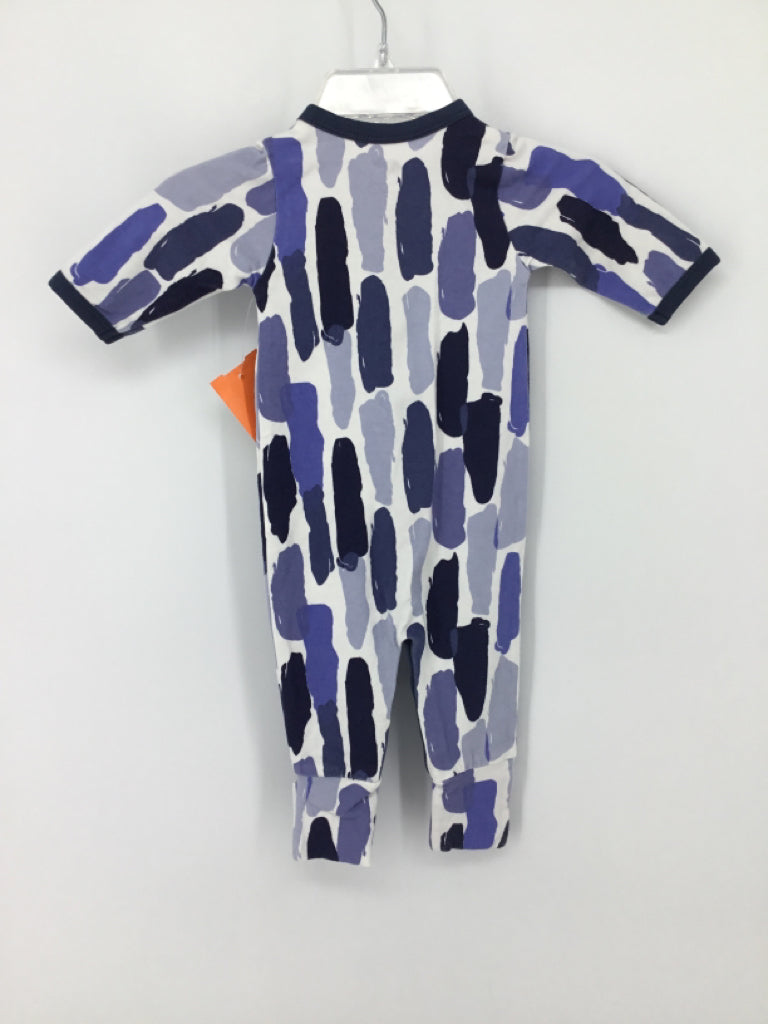 Monica + Andy Child Size Preemie Blue Print Outfit - boys