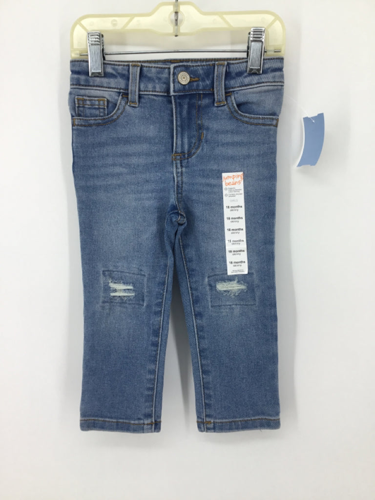 jumping beans Child Size 18 Months Blue Jeans - girls