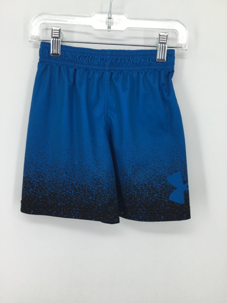Under Armour Child Size 4 Blue Print Shorts - boys