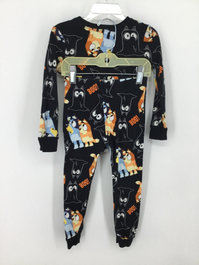 Bluey Child Size 4 Black Halloween Pajamas