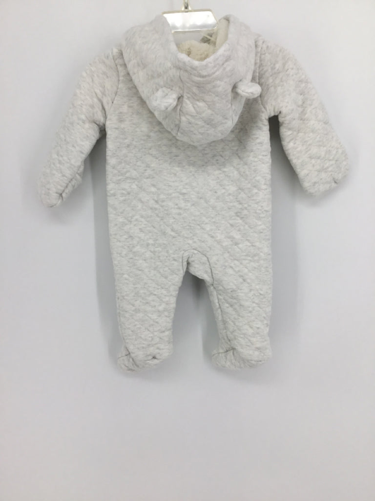 Carter's Child Size 3 Months Gray Solid Outerwear - boys