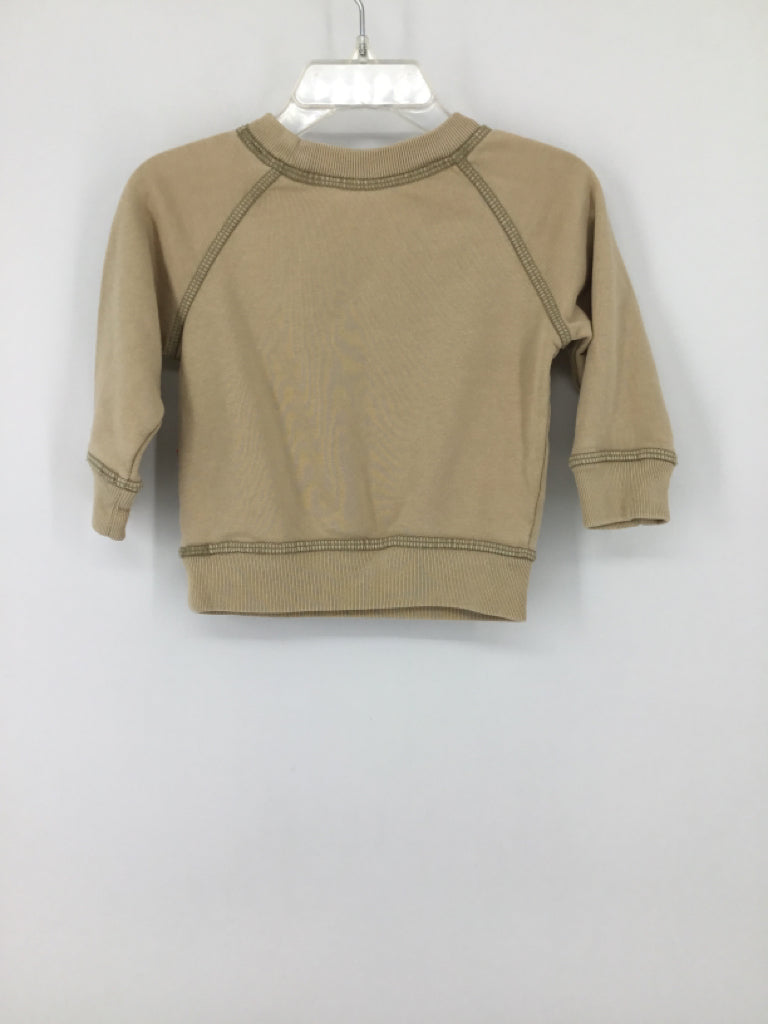 Baby Gap Child Size 6-12 Months Tan Solid Sweatshirt - boys