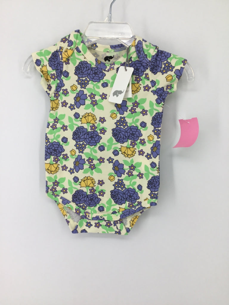 Monica + Andy Child Size 3-6 Months Blue Onesie