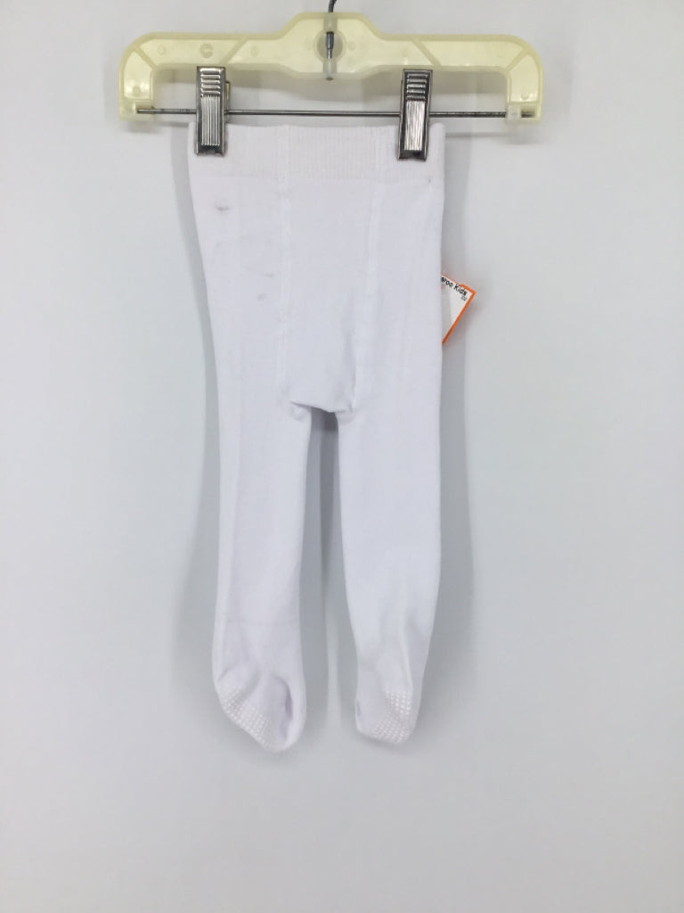 brandless Child Size 6 Months White Tights - girls