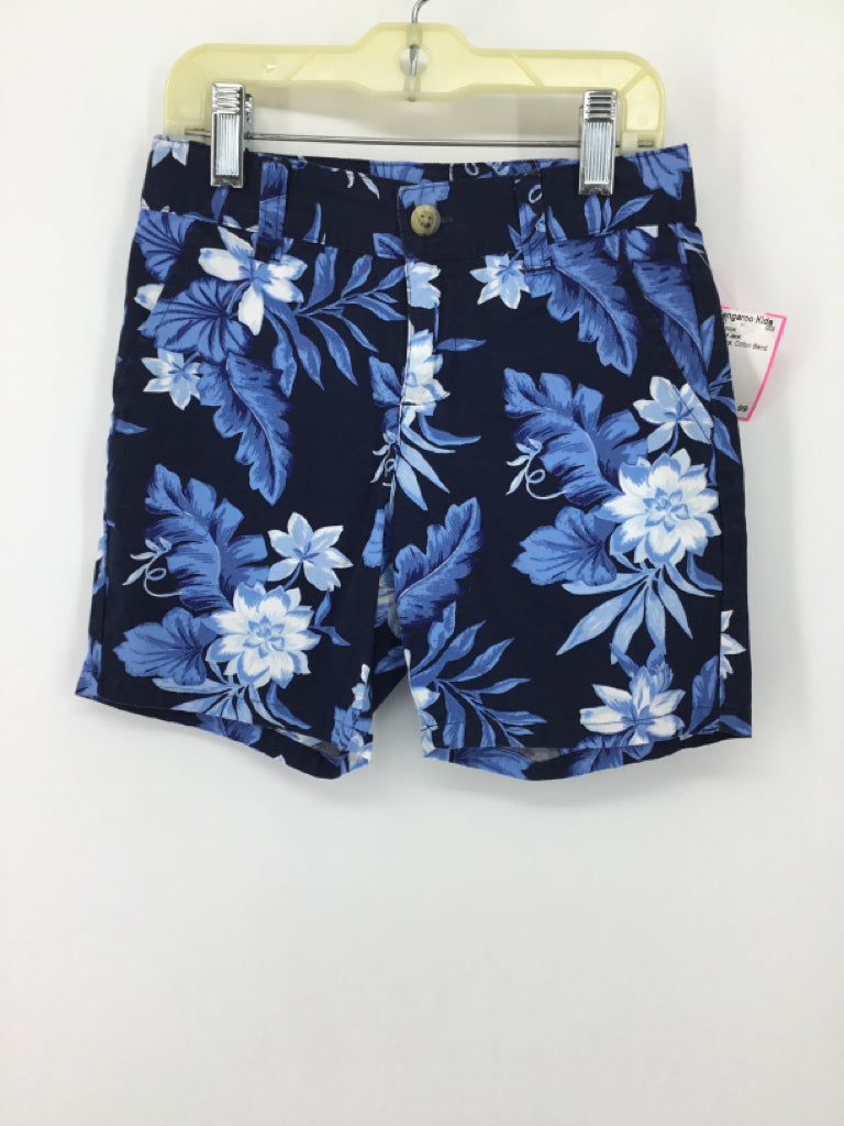 Janie and Jack Child Size 5 Navy Floral Shorts - boys