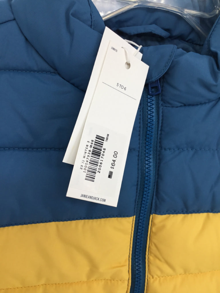 Janie and Jack Child Size 5 Multi-Color Stripe Outerwear - boys