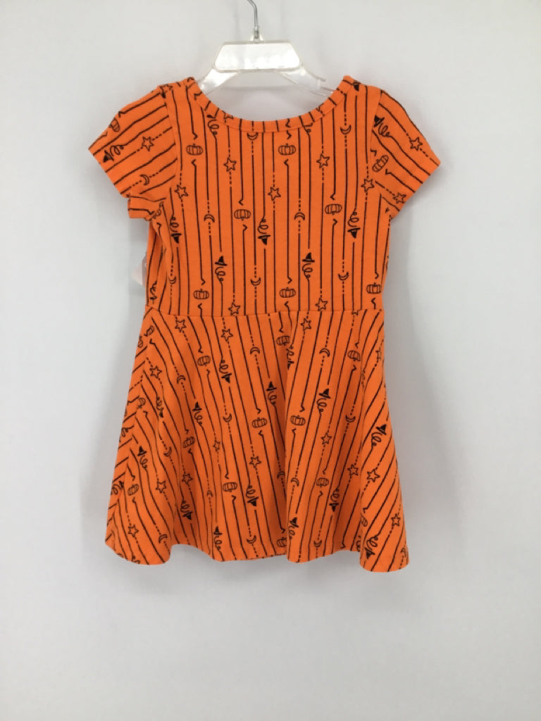 Cat & Jack Child Size 3 Orange Halloween Dress
