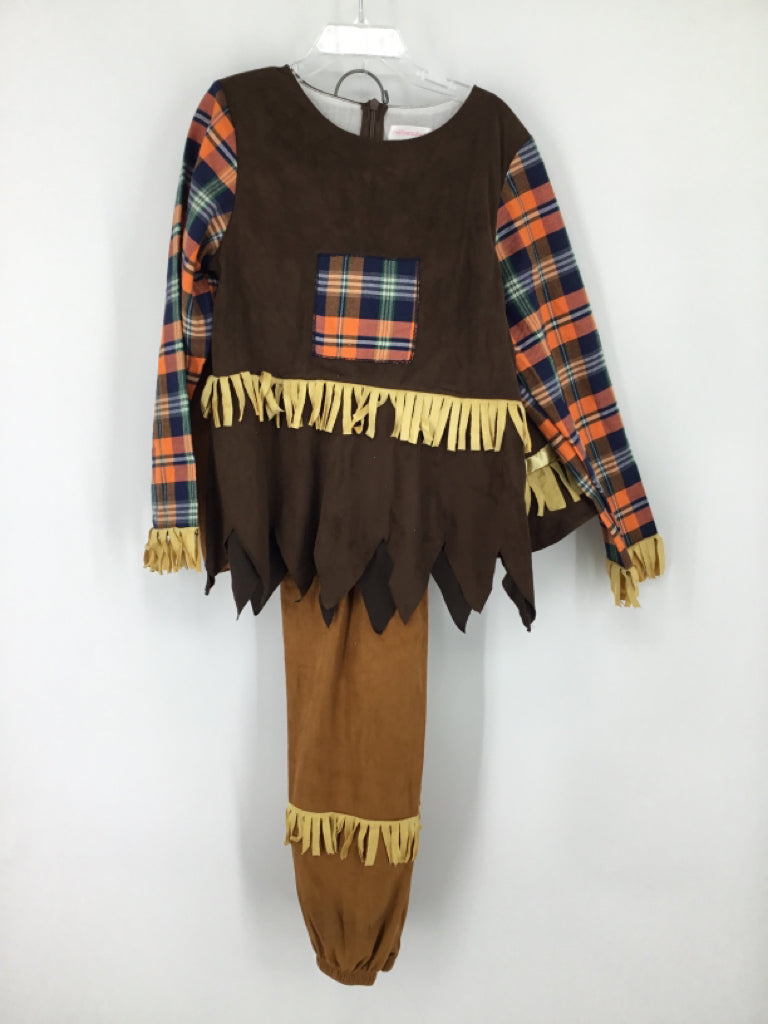 Relibeauty Child Size 6 Brown Scarecrow Halloween Costume