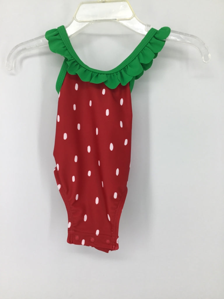 Old Navy Child Size 0-3 Months Red Swimwear - girls